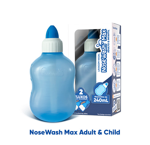 NoseWash Max Adulto e Infantil